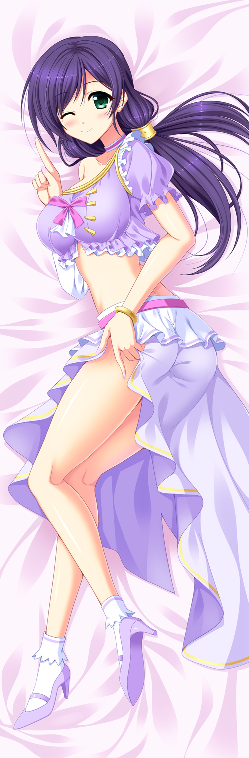 tojo nozomi (love live! and 1 more) drawn by endori