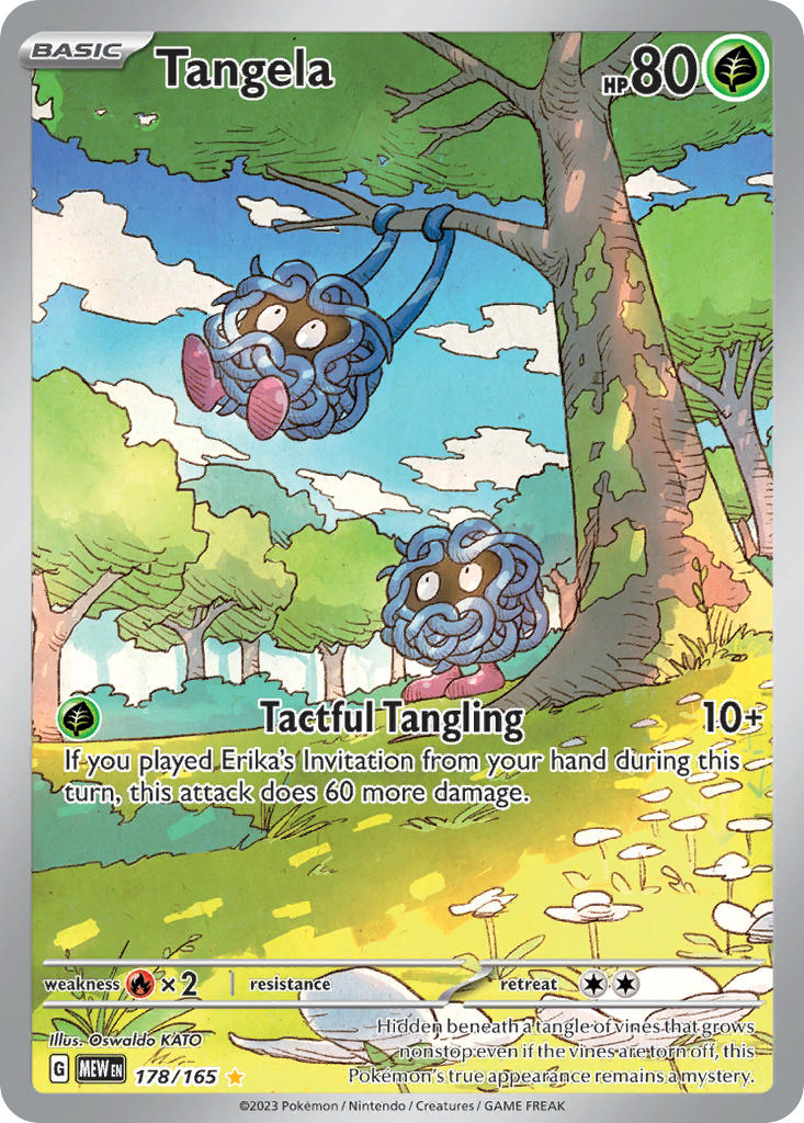 tangela (pokemon and 1 more) drawn by katou_oswaldo