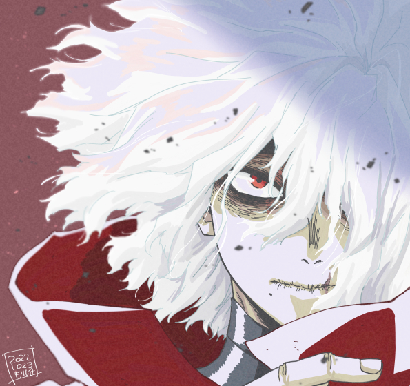shigaraki tomura (boku no hero academia) drawn by morishima_noriko