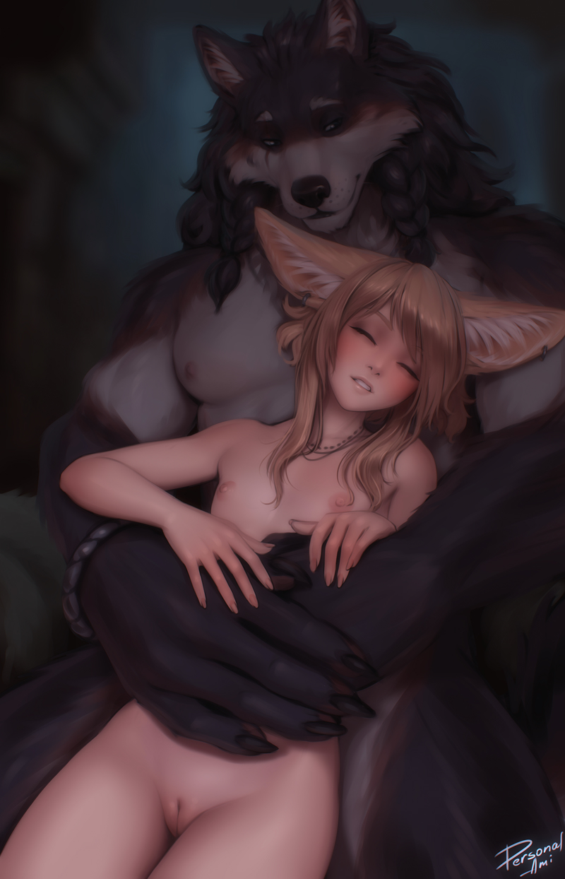 khiara and einar (original) drawn by personal_ami