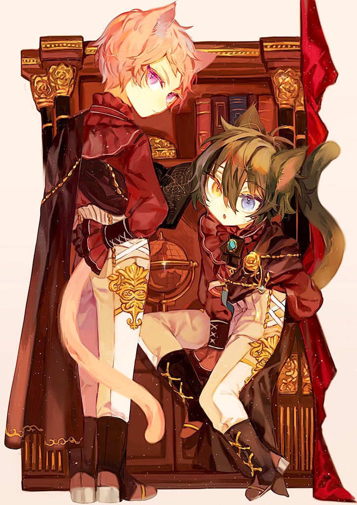 kagehira mika and itsuki shu (ensemble stars!) drawn by amanemio2