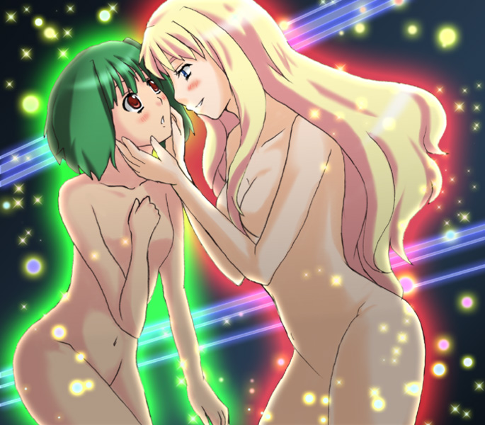 sheryl nome and ranka lee (macross and 1 more) drawn by ayase_aria