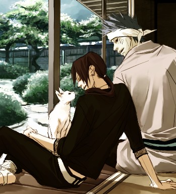 uchiha itachi and hoshigaki kisame (naruto) drawn by lily_(artist)