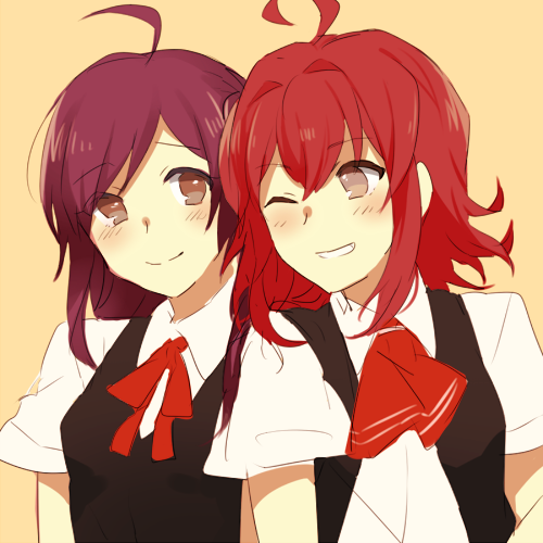 hagikaze and arashi (kantai collection) drawn by pomuta_(tama922)