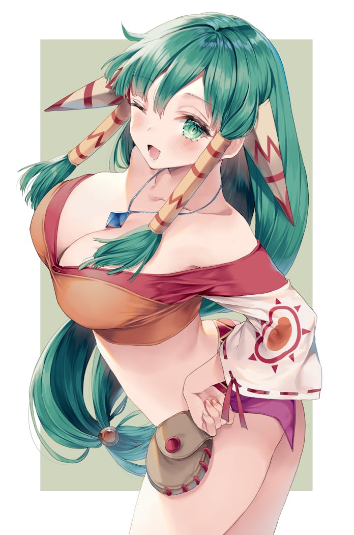 feena (grandia and 1 more) drawn by hime_gyo