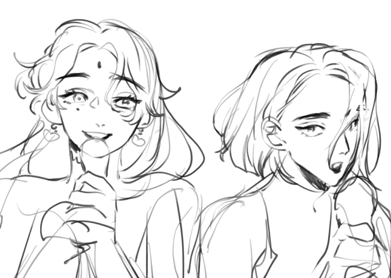 shi qingxuan and ming yi (tianguan cifu) drawn by meru90