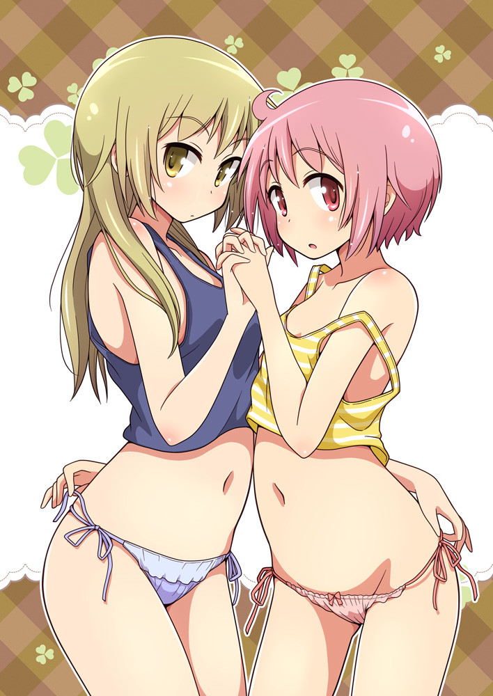 ichii yui and nonohara yuzuko (yuyushiki) drawn by mel_(melty_pot)