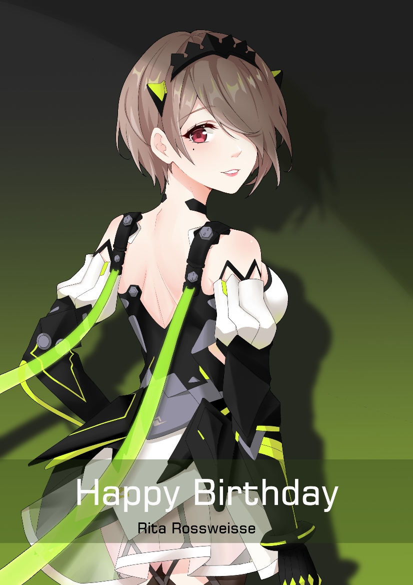 rita rossweisse (honkai and 1 more) drawn by ye_miao_7ka