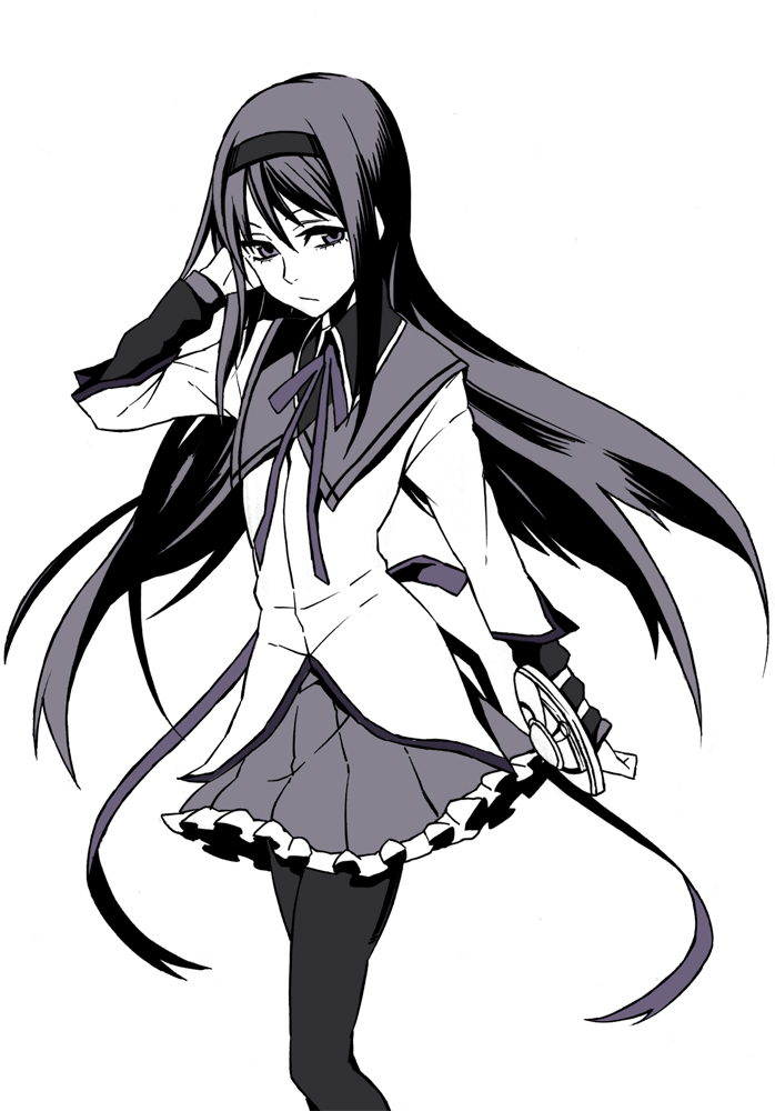 akemi homura (mahou shoujo madoka magica) drawn by iro_marimo