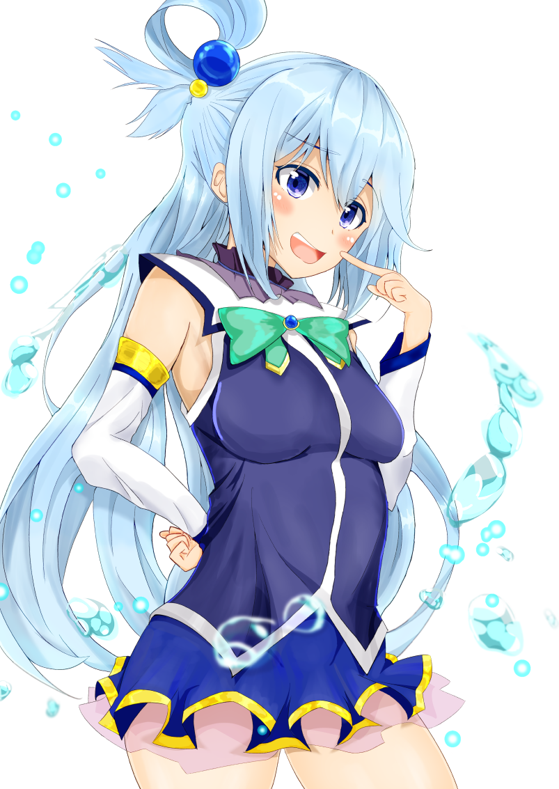aqua (kono subarashii sekai ni shukufuku wo!) drawn by sakura_shibataro