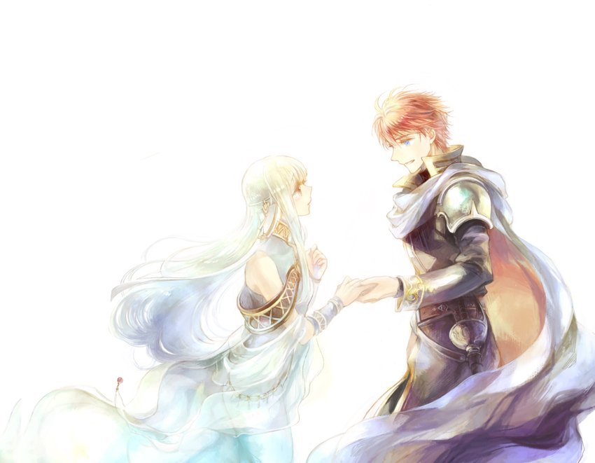 ninian and eliwood (fire emblem and 1 more) drawn by kuzumosu