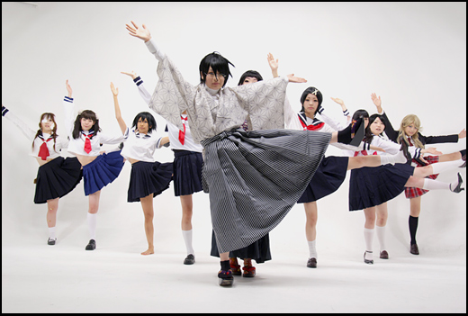 itoshiki nozomu, fuura kafuka, kitsu chiri, kobushi abiru, tsunetsuki matoi, and 4 more (sayonara zetsubou sensei)
