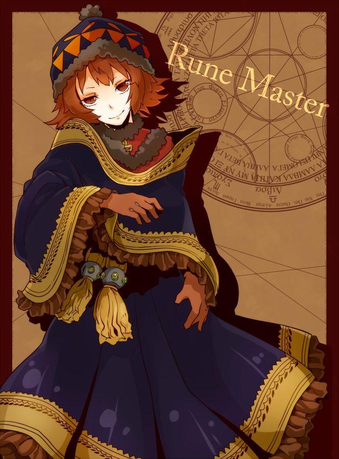 rune master and rune master 4 (sekaiju no meikyuu and 1 more) drawn by bluetenbin