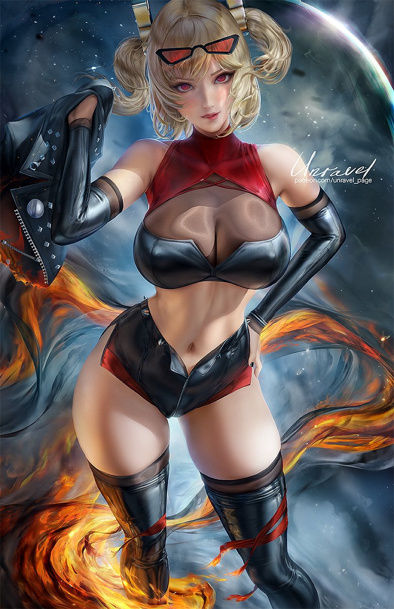 burnice white (zenless zone zero) drawn by unravel_page