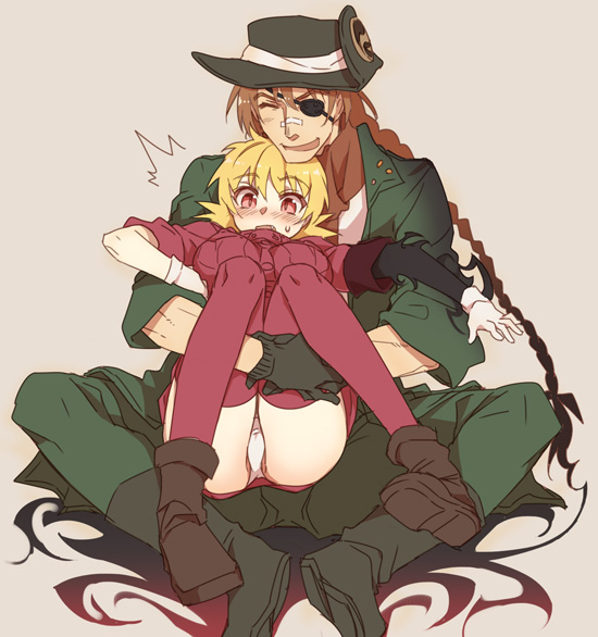 seras victoria and pip bernardotte (hellsing) drawn by kayama_(fukayama)