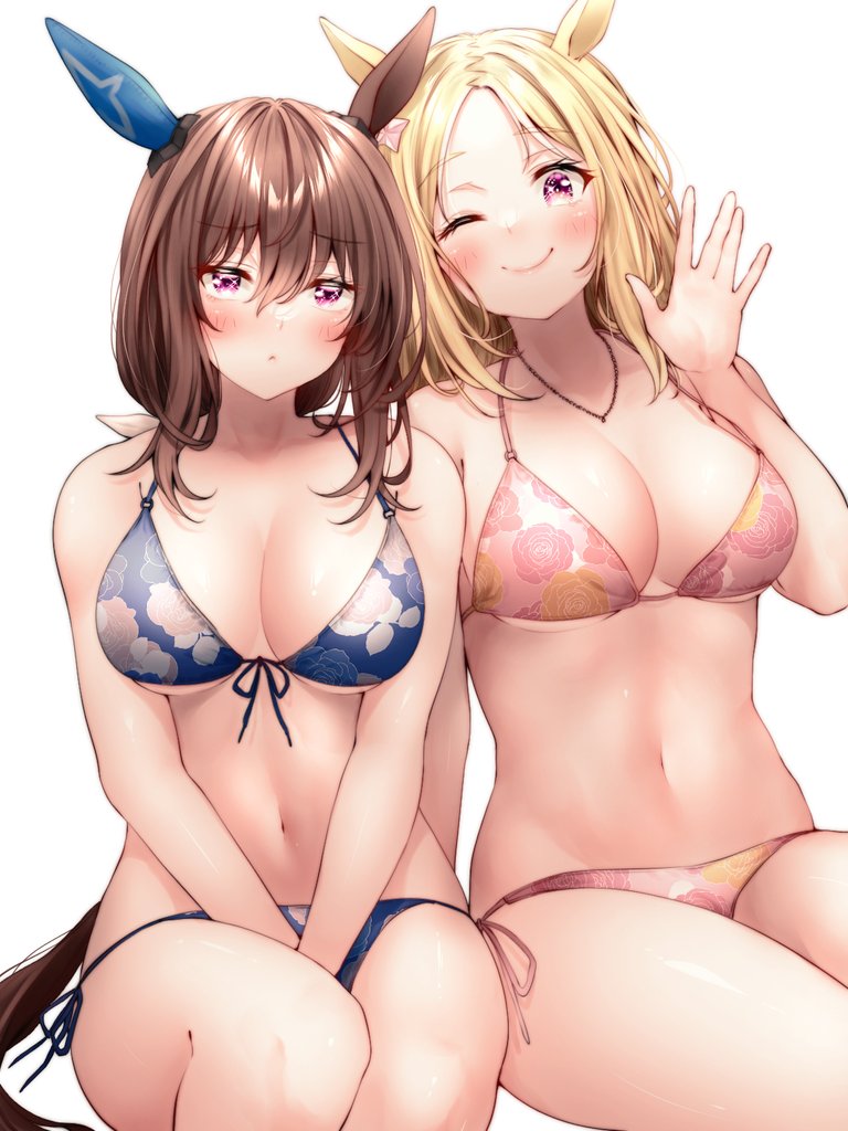 admire vega and narita top road (umamusume) drawn by red_hayao