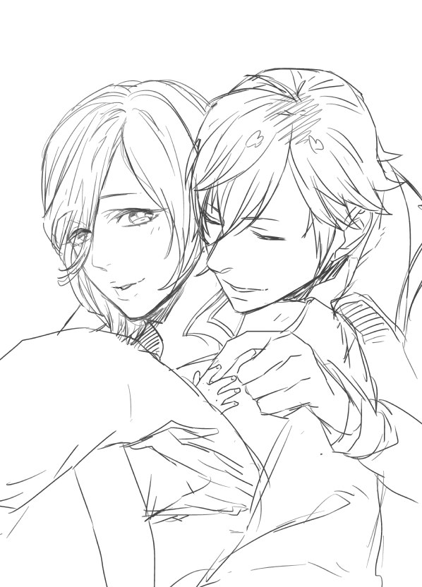 female robin and chrom (fire emblem and 1 more) drawn by shouyu_(mamimami0115)