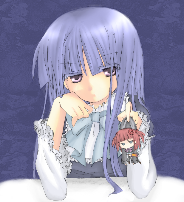 ushiromiya ange and frederica bernkastel (umineko no naku koro ni)