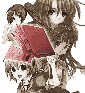 furude rika, ryuuguu rena, houjou satoko, and sonozaki mion (higurashi no naku koro ni)