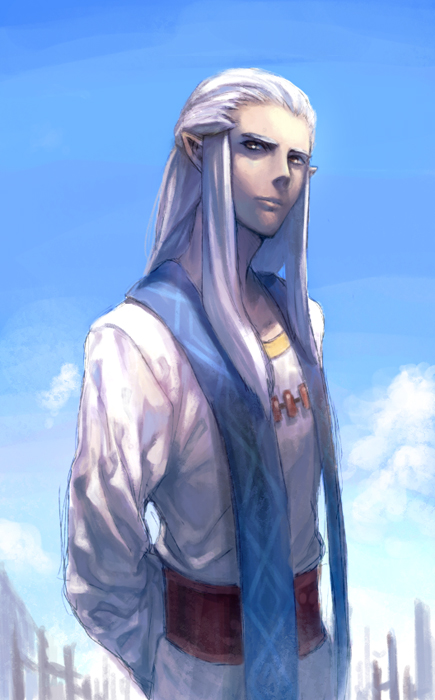 auru (the legend of zelda and 1 more) drawn by kokutan_kitsunen