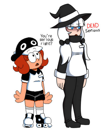 lucy and anna (original and 1 more) drawn by tinytoxicwaste101