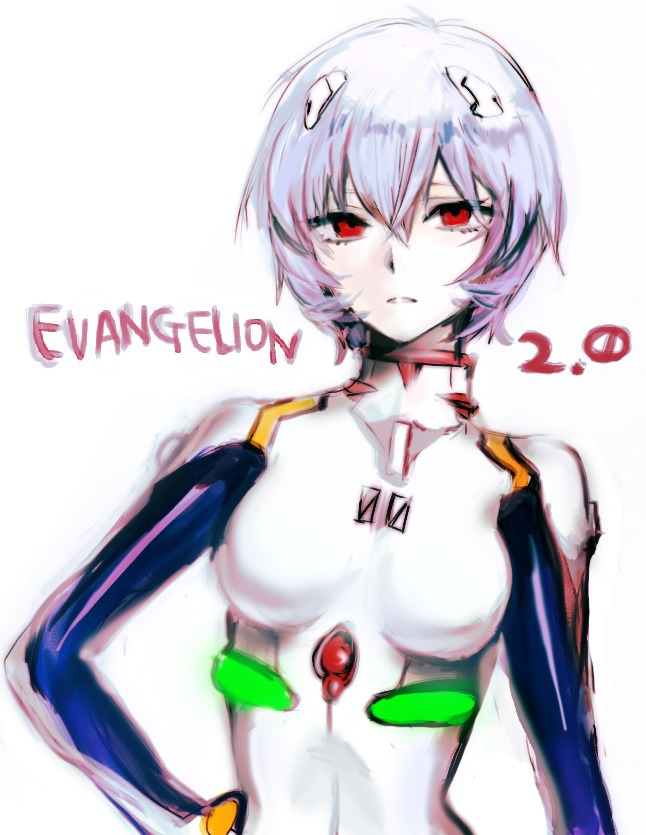 ayanami rei (neon genesis evangelion and 2 more) drawn by igarashi_ran_(igatz)