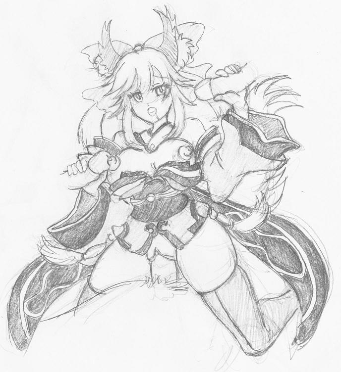 tamamo and tamamo no mae (fate and 2 more)