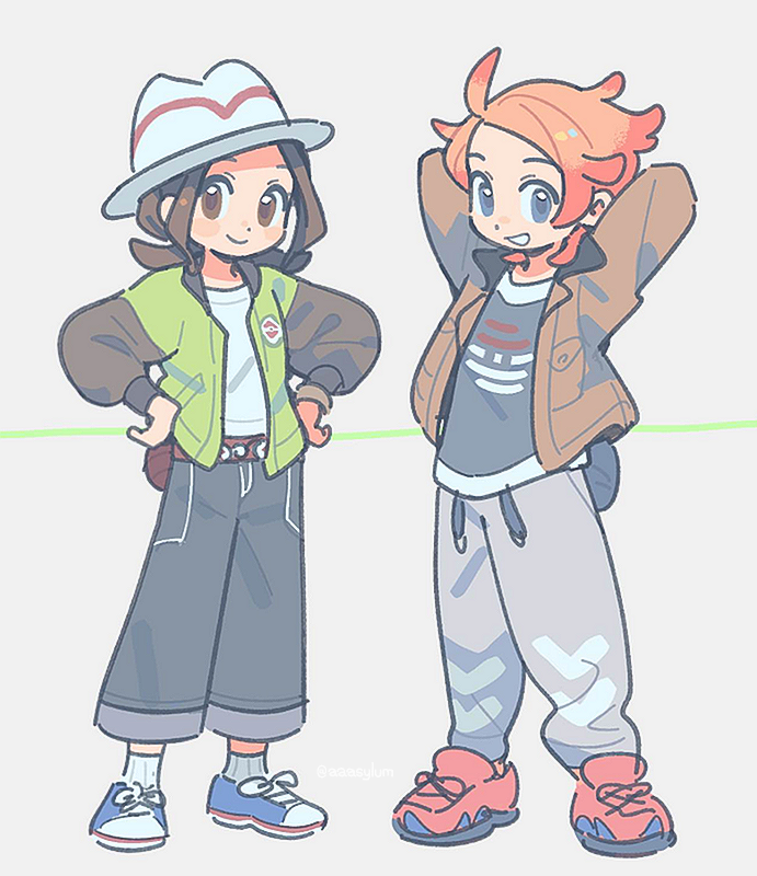 harmony and urbain (pokemon and 1 more) drawn by jen_(aaasylum)