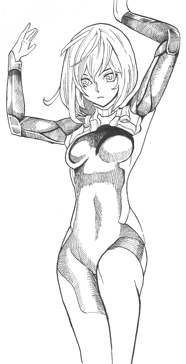 rita vrataski (all you need is kill) drawn by shingly02