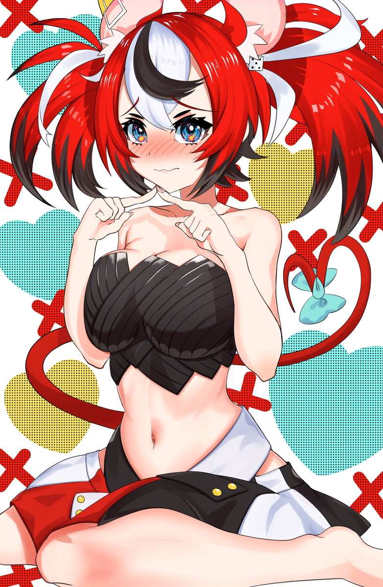 hakos baelz (hololive and 1 more) drawn by harutyansann