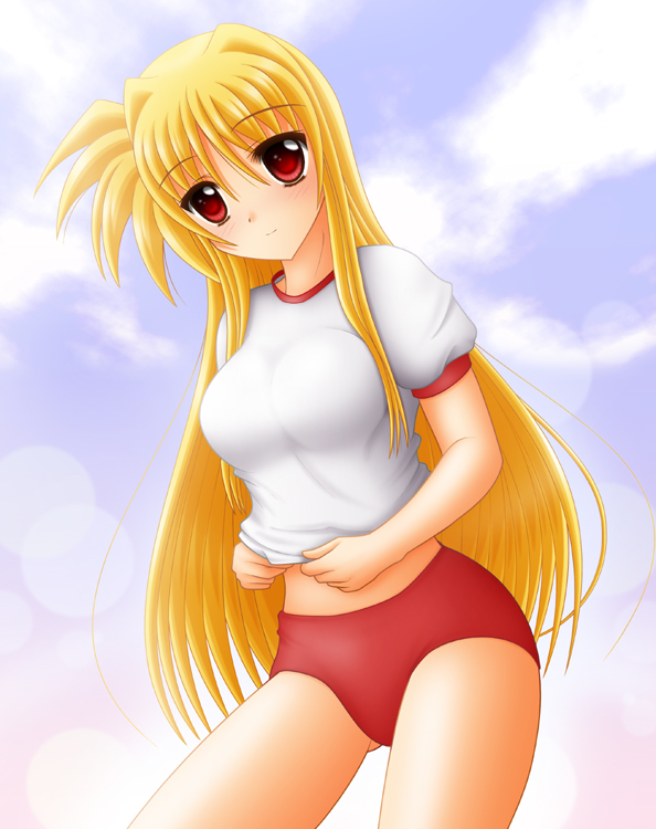 fate testarossa (lyrical nanoha and 2 more) drawn by yamaguchi_ugou