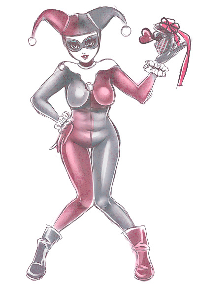 harley quinn (dc comics and 1 more) drawn by kafe_(egoisticeroticism)