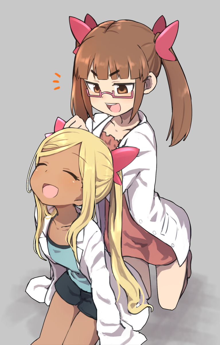 layla and ikebukuro akiha (idolmaster and 1 more) drawn by gazacy_(dai)