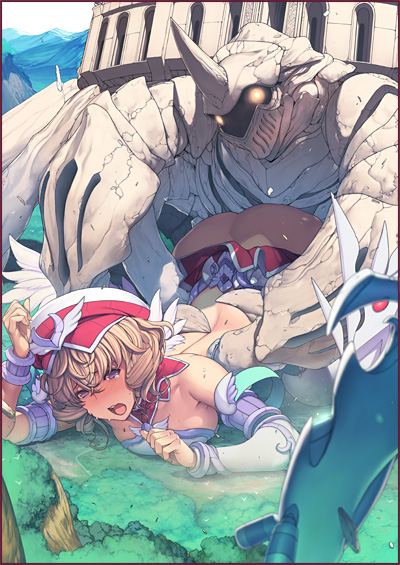 laila (queen's blade and 2 more) drawn by oda_non