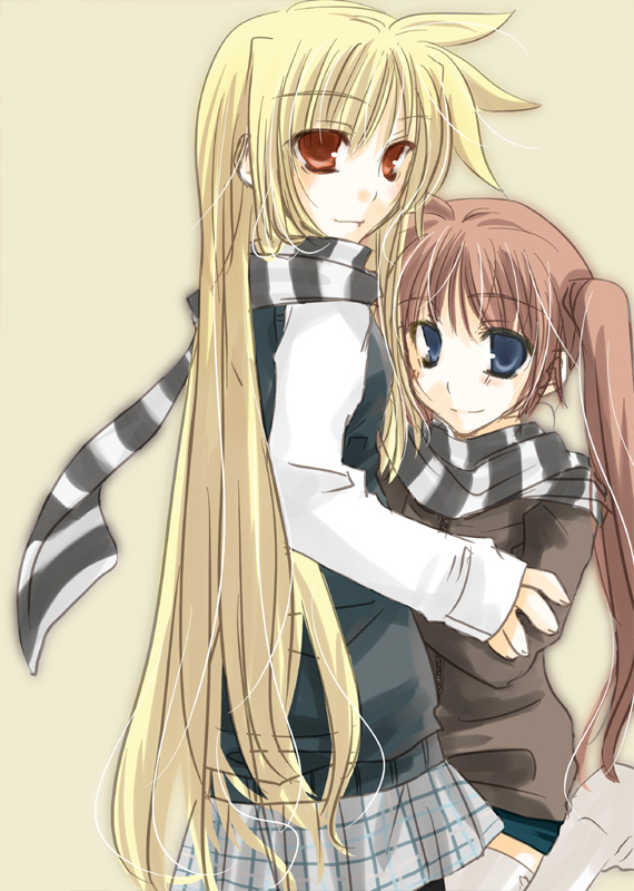 fate testarossa and takamachi nanoha (lyrical nanoha and 1 more) drawn by maccha_ritoro