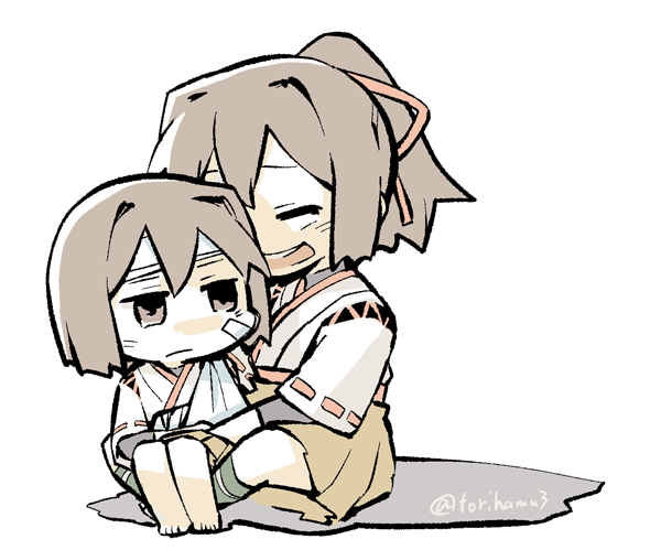 hyuuga and ise (kantai collection) drawn by konno_akikaze