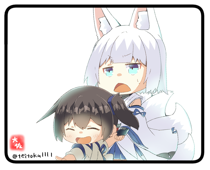 kaga (kantai collection and 1 more) drawn by taisa_(kari)