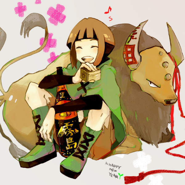 gardenia and tauros (pokemon and 1 more) drawn by yushima_(3hinoe)