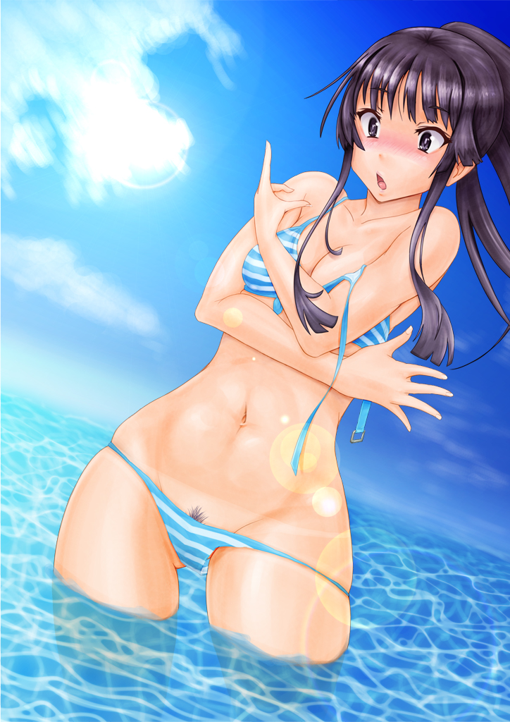 akiyama mio (k-on!) drawn by jeibii