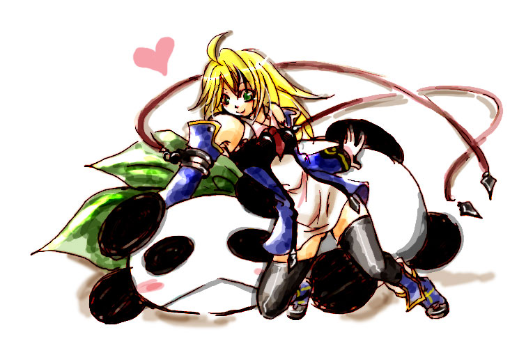 noel vermillion and lao jiu (blazblue) drawn by ichikuro