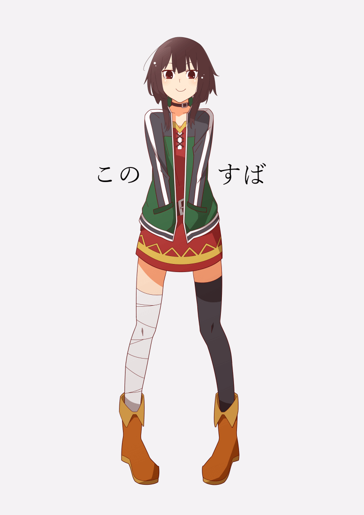 megumin and satou kazuma (kono subarashii sekai ni shukufuku wo!) drawn by nakashima_sanko