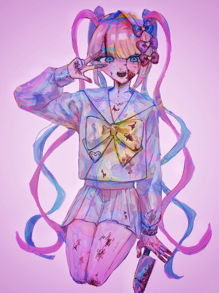 chouzetsusaikawa tenshi-chan (needy girl overdose) drawn by sanmanako