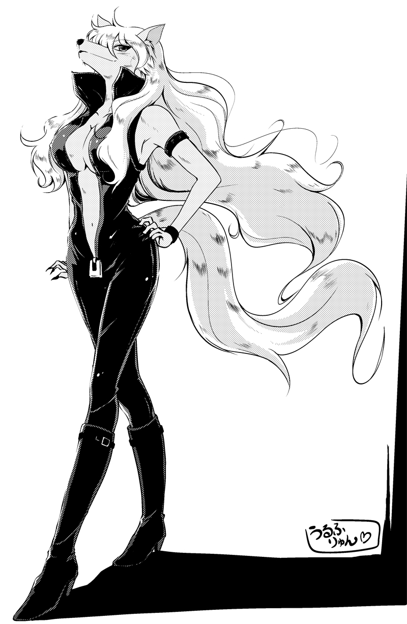 wolfrun (precure and 1 more) drawn by mitsuki_(mitsukitei)