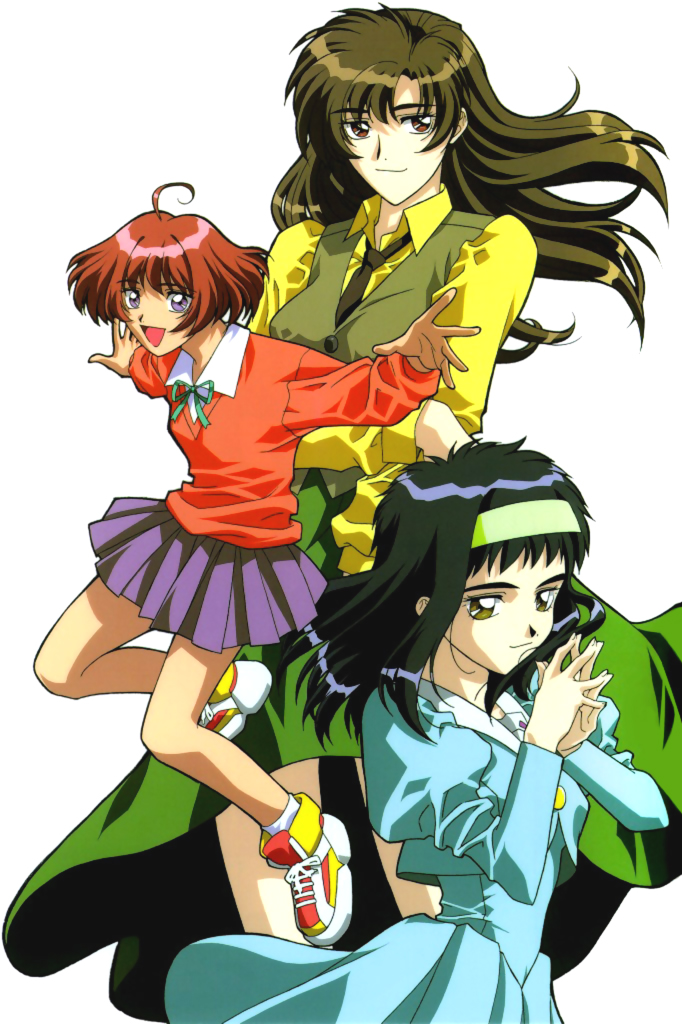 shimabara yuuhi, shimabara ushio, and shimabara minami (neo ranga) drawn by ikeda_yuuji