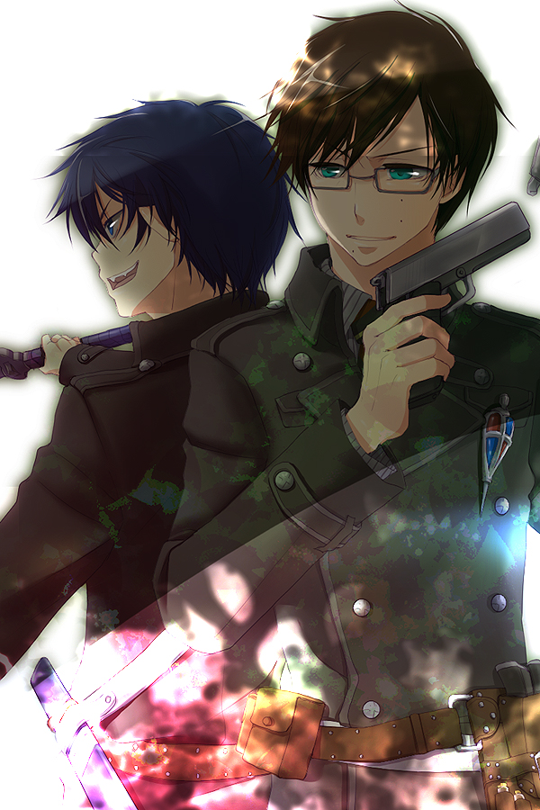 okumura rin and okumura yukio (ao no exorcist) drawn by ailala