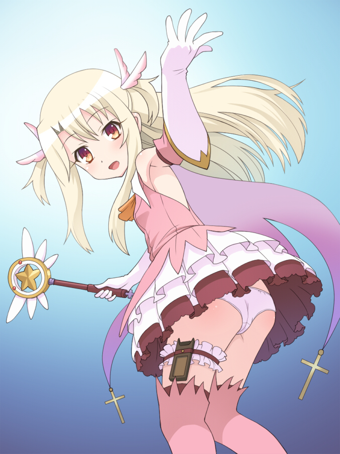 illyasviel von einzbern, prisma illya, and magical ruby (fate and 1 more) drawn by meow_(nekodenki)