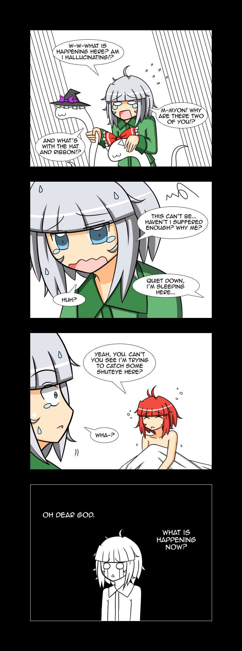 hakurei reimu, kirisame marisa, and konpaku youmu (touhou) drawn by lunarisaileron