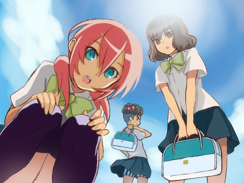 kirino ranmaru, shindou takuto, and sangoku taichi (inazuma eleven and 1 more) drawn by pondupon2