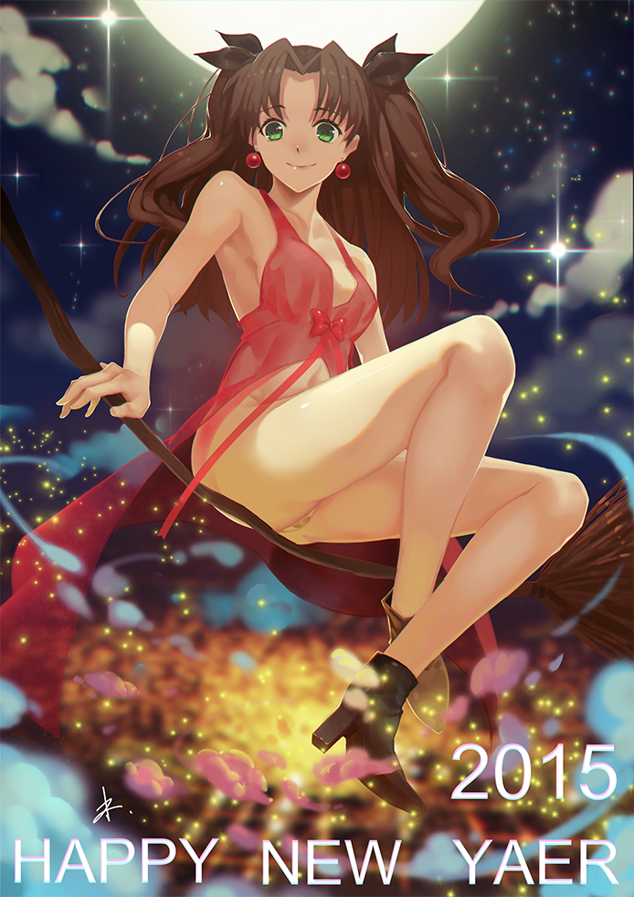 tohsaka rin (fate and 1 more) drawn by shuizhanglang