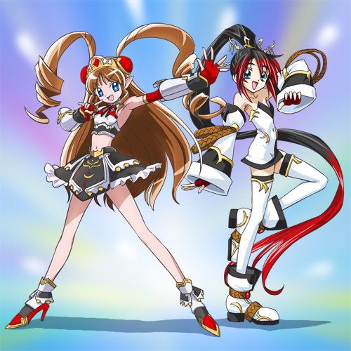 cure blossom, cure white, mizuki nana, nanbu kaguya, neige hausen, and 1 more (precure and 5 more)